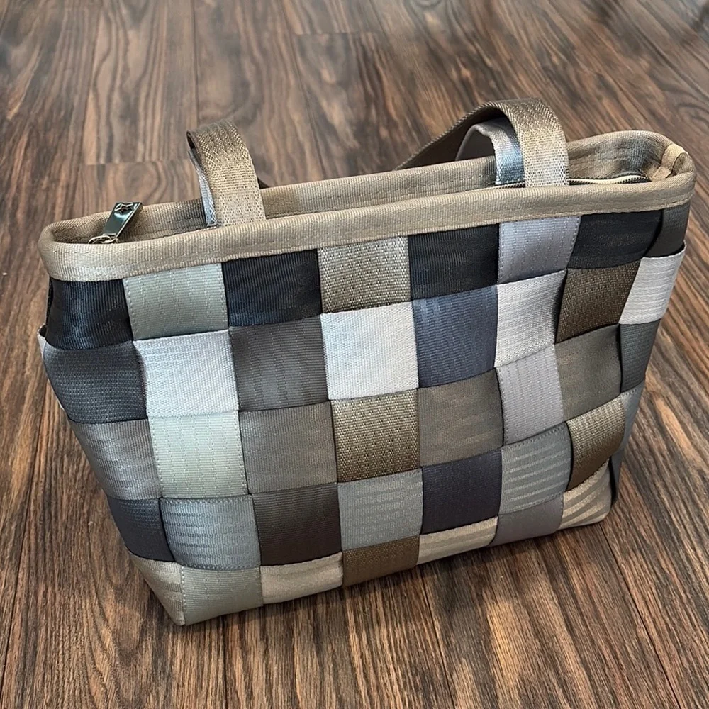 Harvey’s Woven Tree-Cycle Tote Bag in Neutral Tones